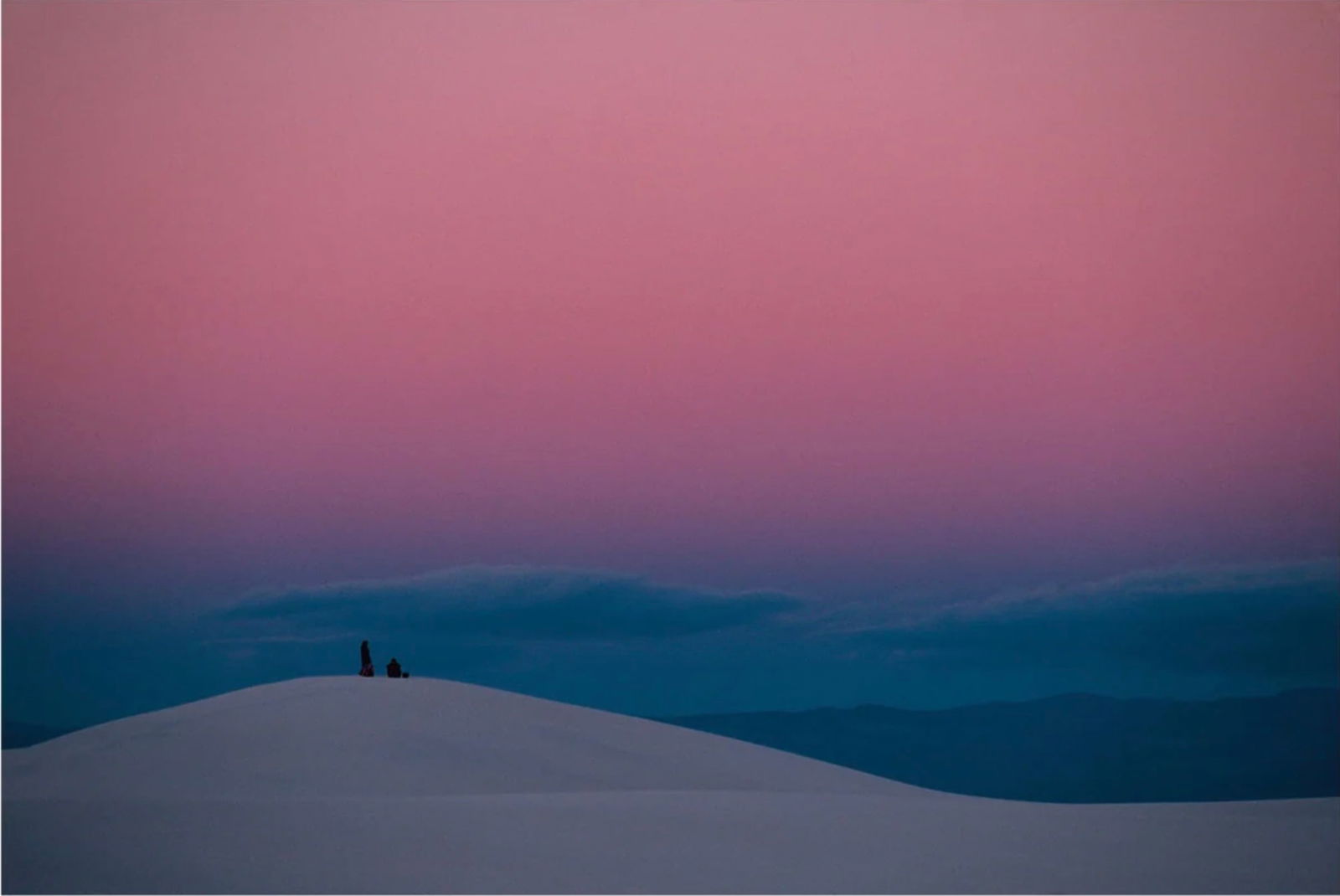 Thomas Hoepker (German, b. 1936) White Sands National Park, New Mexico, "1990" Photo Print (1 of 5)