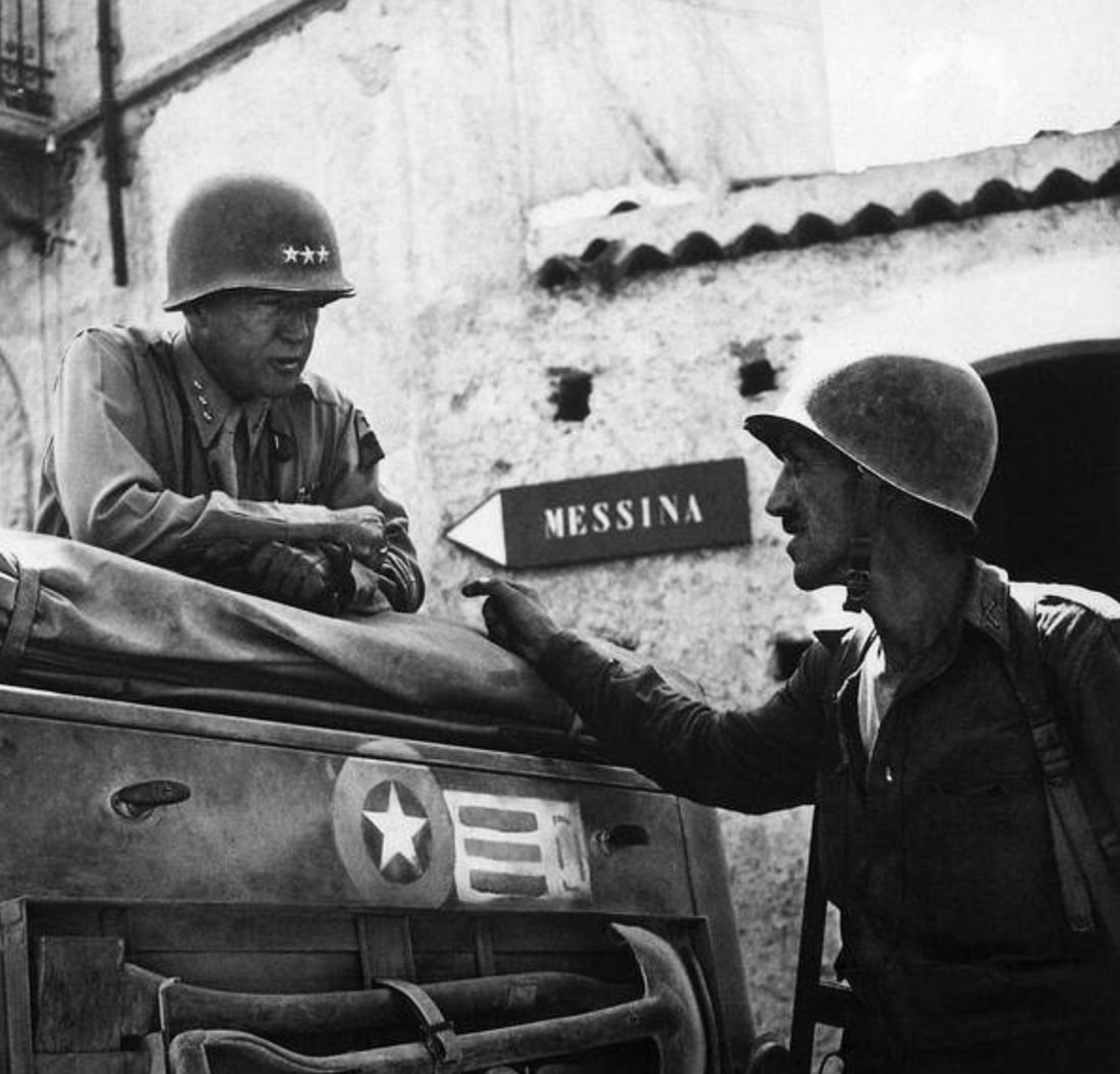 General George S. Patton, Sicily, Italy, World War II Photo Print (1 of 5)