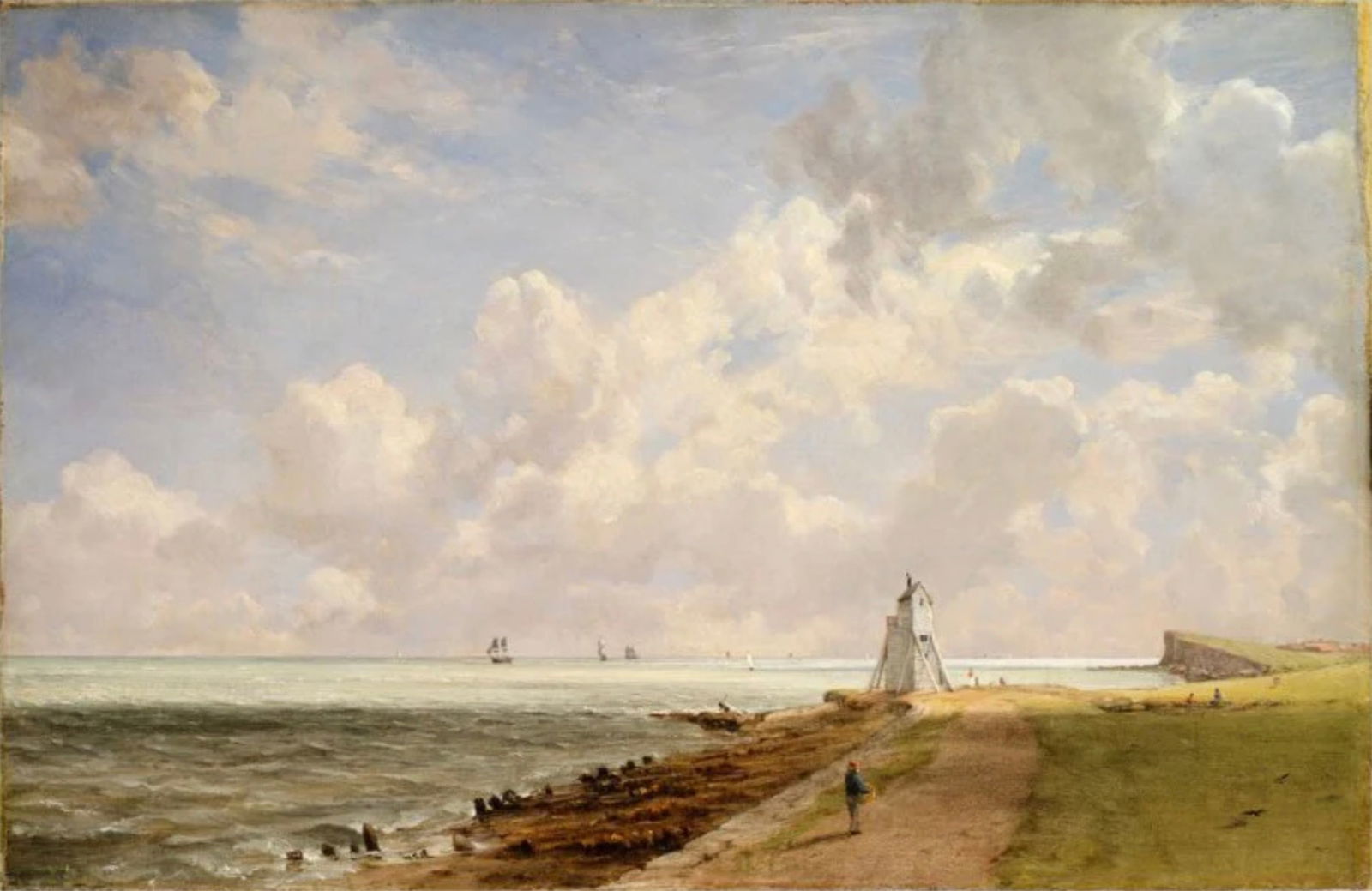 John Constable (English, 1776-1837) Harwich Lighthouse, "1822" Print: John Constable (English, 1776-1837) Harwich Lighthouse, "1822" Print. 20.40 x 31.35 inches. Please be aware that all lots in our auctions are sold "AS IS," in accordance with the Terms & Conditions of