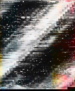 Gerhard Richter (German, b. 1932) Swan, "1989" Print: Gerhard Richter (German, b. 1932) Swan, "1989" Print. 33.20 x 40.00 inches. Please be aware that all lots in our auctions are sold "AS IS," in accordance with the Terms & Conditions of the Auction. Co