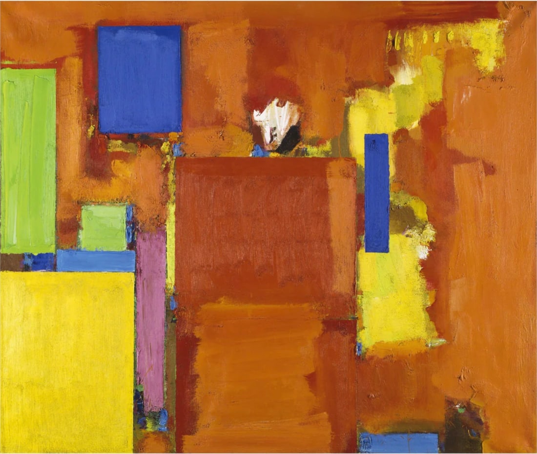 Hans Hofmann (German-American, 1880-1966): Hans Hofmann (German-American, 1880-1966). The Golden Wall, "1961" Print. 12.75 x 10.75 inches. Please be aware that all lots in our auctions are sold "AS IS," in accordance with the Terms & Condition