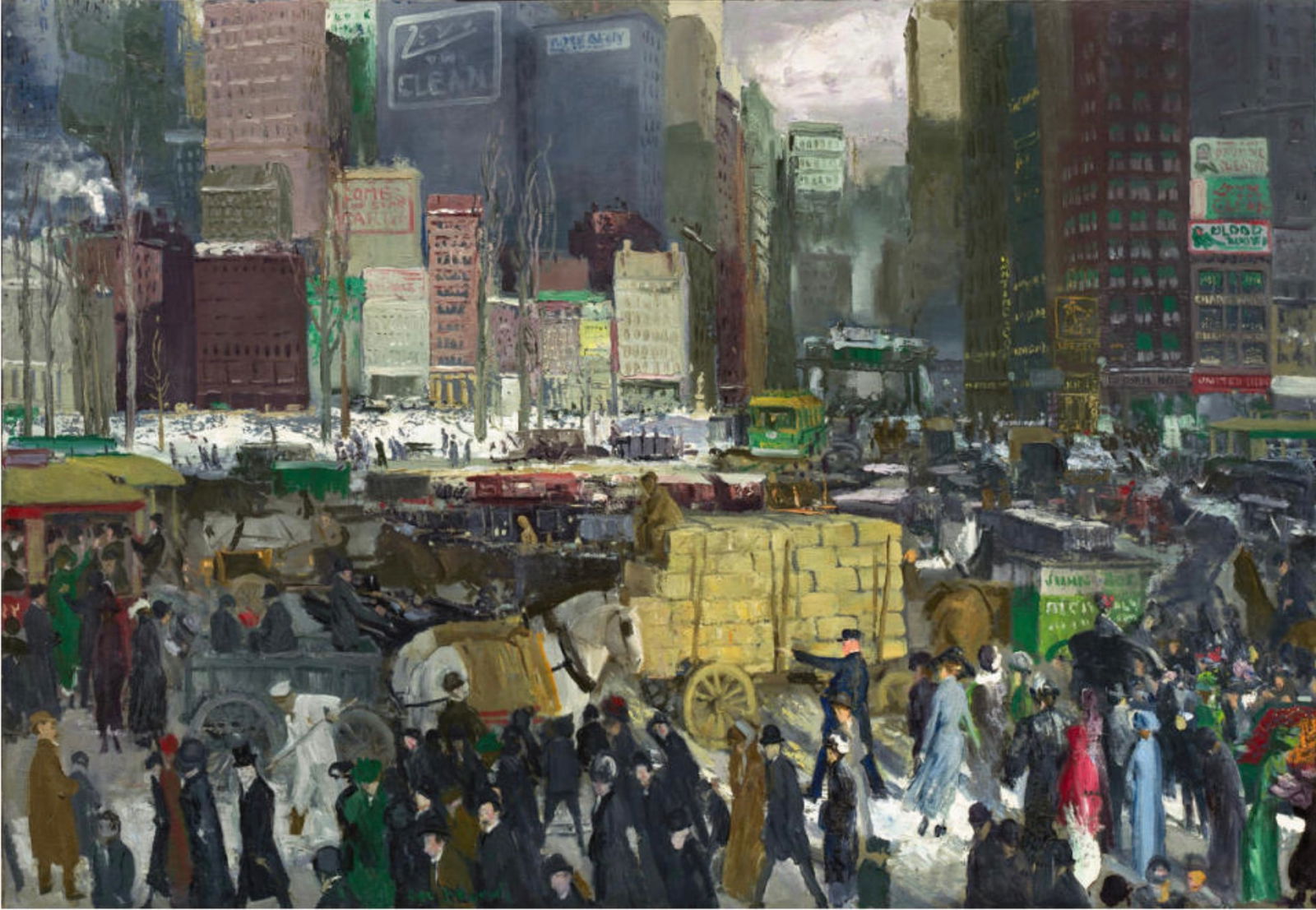 George Bellows (American, 1882-1925): George Bellows (American, 1882-1925). New York, "1911" Print. 15.75 x 11.00 inches. Please be aware that all lots in our auctions are sold "AS IS," in accordance with the Terms & Conditions of the Auc
