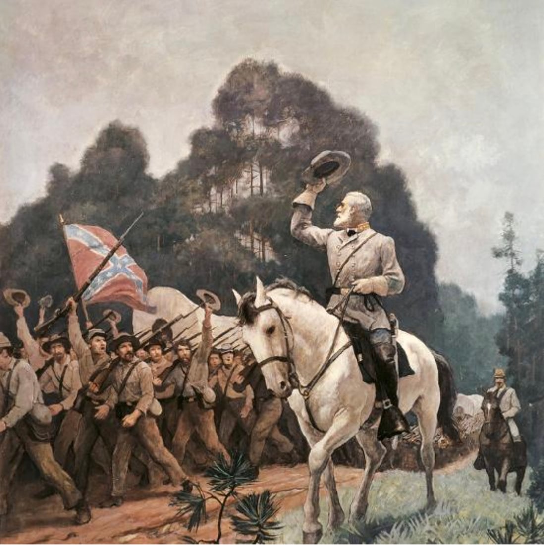 N.C. Wyeth (American, 1882-1945): N.C. Wyeth (American, 1882-1945). Robert Lee Print. 24.00 x 24.00 inches. Please be aware that all lots in our auctions are sold "AS IS," in accordance with the Terms & Conditions of the Auction. Cond