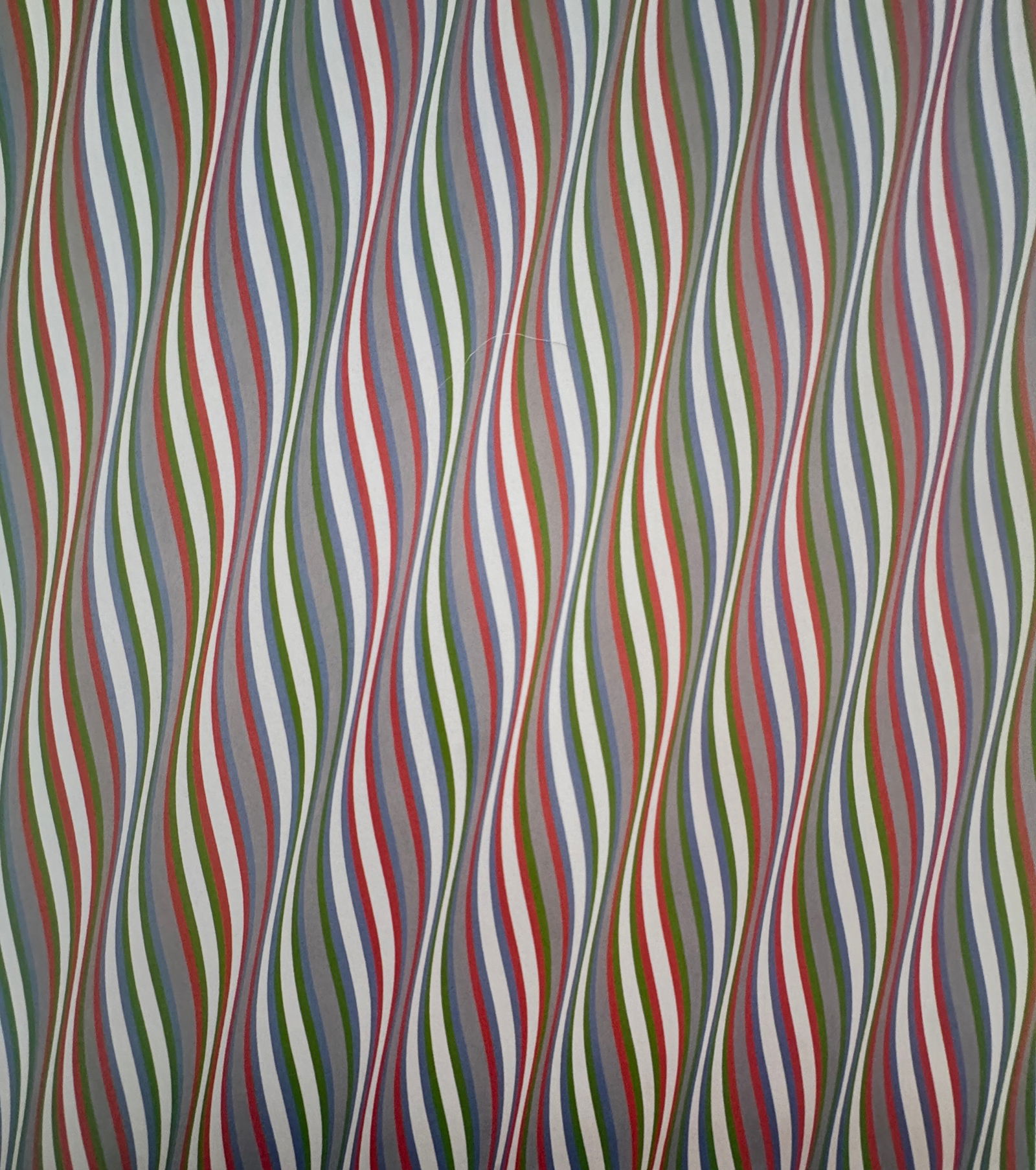 Bridget Riley (American, b. 1931): Bridget Riley (American, b. 1931). Entice 2, "1974" Print. 8.25 x 7.25 inches. Please be aware that all lots in our auctions are sold "AS IS," in accordance with the Terms & Conditions of the Auction.