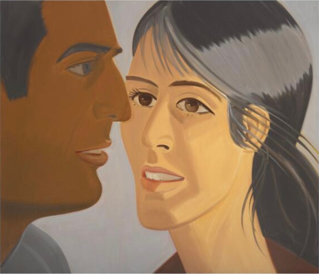 Alex Katz (American, b. 1927): Alex Katz (American, b. 1927). Perry and Pamela Print. 43.00 x 37.00 inches. Please be aware that all lots in our auctions are sold "AS IS," in accordance with the Terms & Conditions of the Auction. A