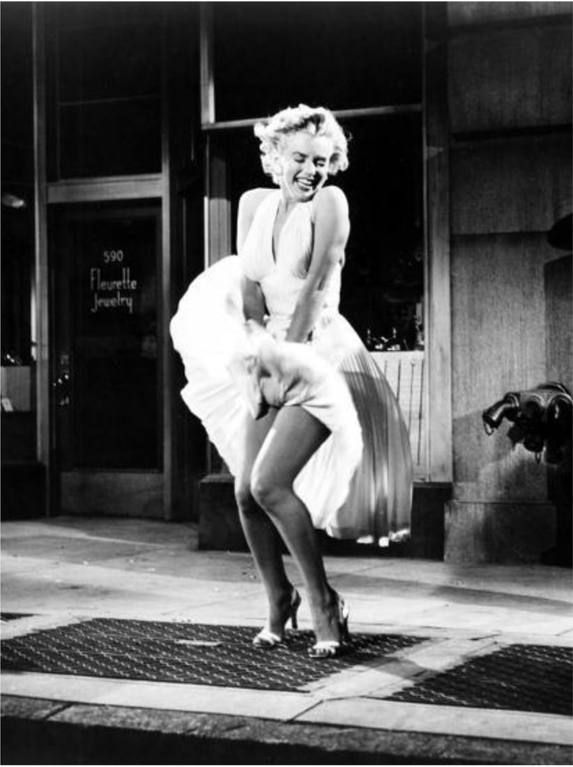 Marilyn Monroe Print: Marilyn Monroe Print. 24.00 x 32.00 inches. Please be aware that all lots in our auctions are sold "AS IS," in accordance with the Terms & Conditions of the Auction. All "dates" inside quotations ("")