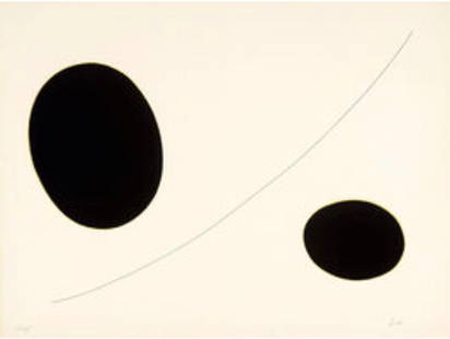 Richard Lin (British, 1933-2011): Richard Lin (British, 1933-2011). Relationships I, "1965" Print. 23.25 x 31.25 inches. Please be aware that all lots in our auctions are sold "AS IS," in accordance with the Terms & Conditions of the