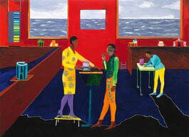Lubaina Himid (British, b. 1954): Lubaina Himid (British, b. 1954). Ideas for Development, "2019" Print. 22.75 x 31.45 inches. Please be aware that all lots in our auctions are sold "AS IS," in accordance with the Terms & Conditions o