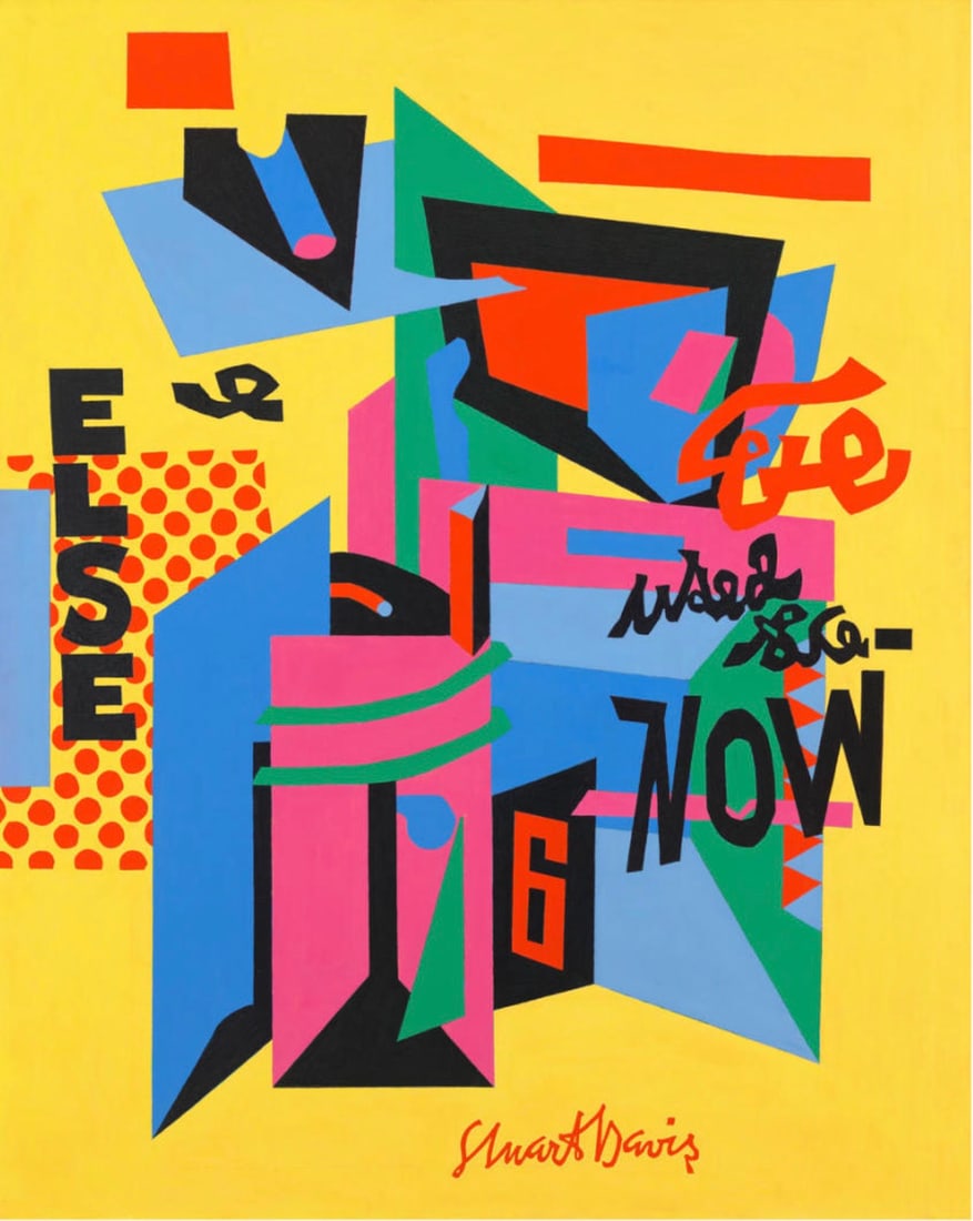Stuart Davis (American, 1892-1964): Stuart Davis (American, 1892-1964). Owh! an Pao, "1951" Print. 31.00 x 39.00 inches. Please be aware that all lots in our auctions are sold "AS IS," in accordance with the Terms & Conditions of the Au
