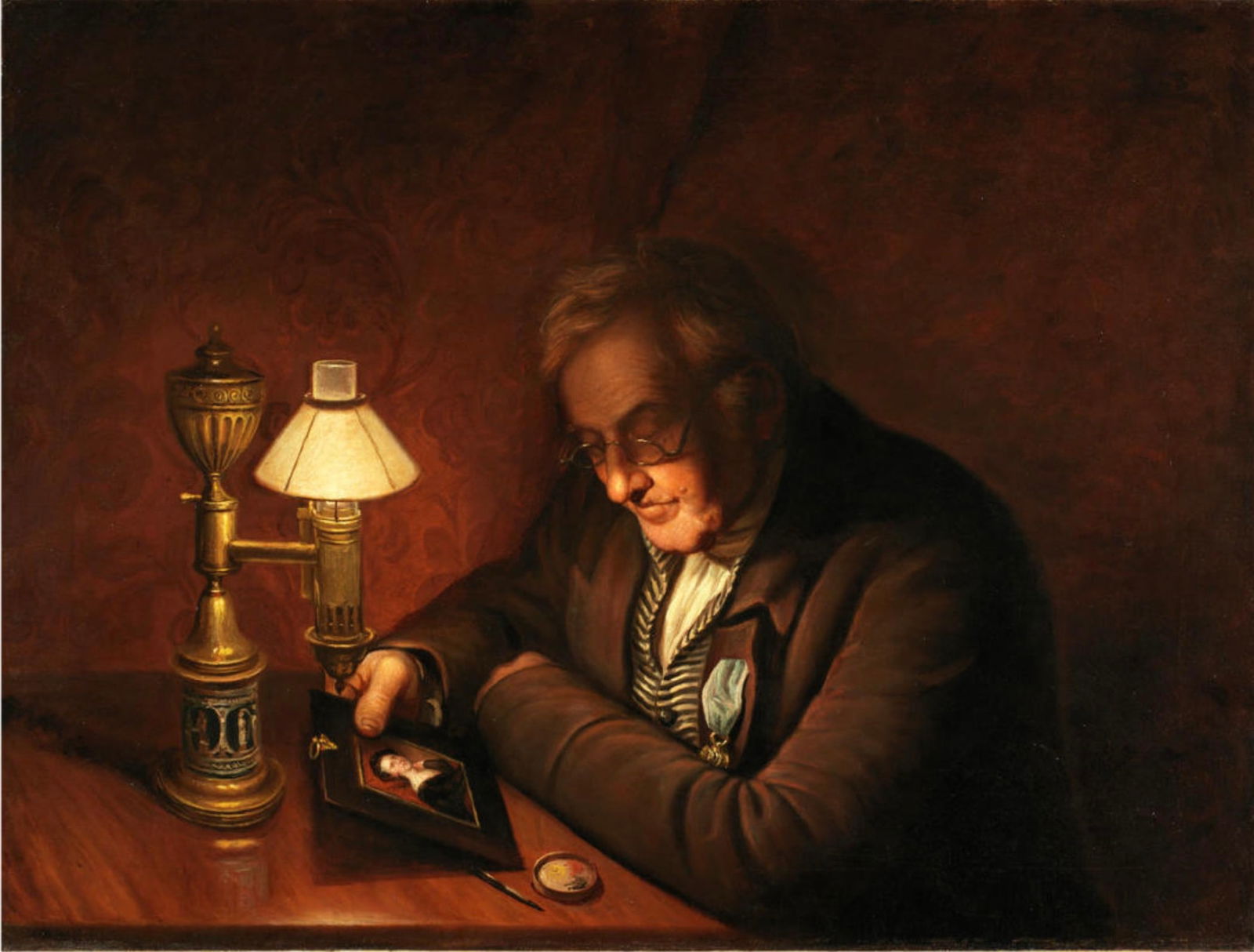 Charles Willson Peale (American, 1741-1827): Charles Willson Peale (American, 1741-1827). James Peale, "1822" Print. 39.50 x 30.00 inches. Please be aware that all lots in our auctions are sold "AS IS," in accordance with the Terms & Conditions