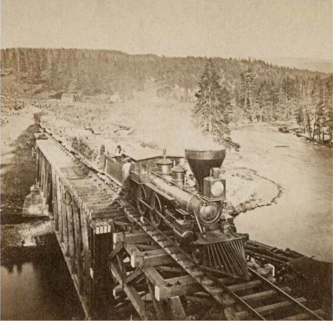 Carleton E. Watkins (American, 1829-1916): Carleton E. Watkins (American, 1829-1916). Boca, "1870" Print. 14.25 x 13.75 inches. Please be aware that all lots in our auctions are sold "AS IS," in accordance with the Terms & Conditions of the Au