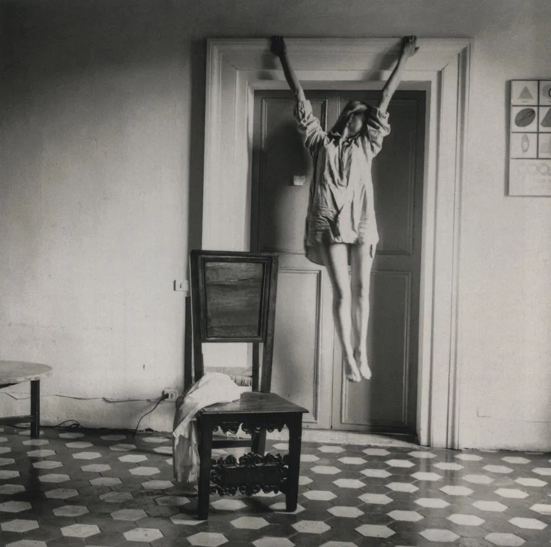 Francesca Woodman (American, 1958-1981): Francesca Woodman (American, 1958-1981). Untitled, Rome, "1977" Print. Printed in 2016. 7.50 x 7.45 inches. Please be aware that all lots in our auctions are sold "AS IS," in accordance with the Terms