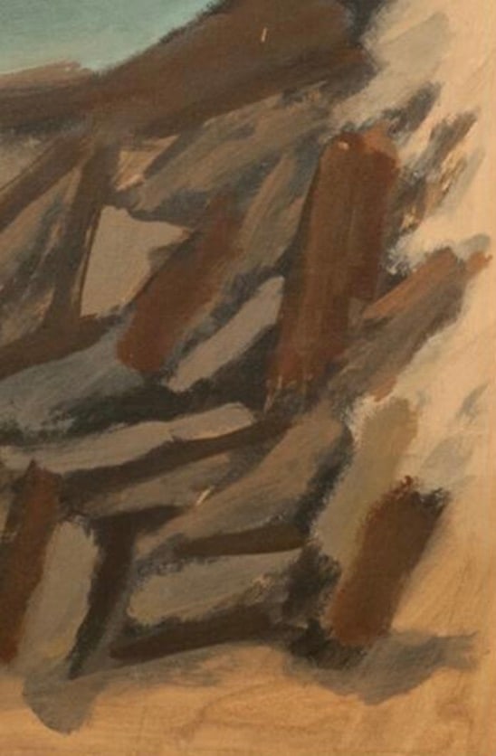 Herman Maril (American, 1908 - 1986): Herman Maril (American, 1908 - 1986) Lonely Cove, "1959" Print. 24.00 x 37.00 Inches. >Please be aware that all lots in our auctions are sold "AS IS," in accordance with the Terms & Conditions of the