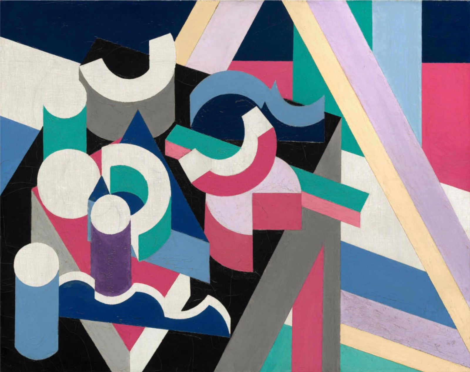 Patrick Henry Bruce (American, 1881-1936): Patrick Henry Bruce (American, 1881-1936). Nature Morte, "1924" Print. 39.50 x 31.00 inches. Please be aware that all lots in our auctions are sold "AS IS," in accordance with the Terms & Conditions o