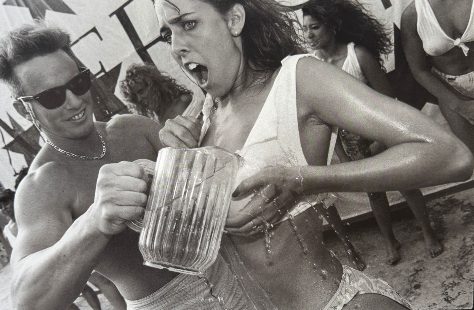 Mary Ellen Mark (American, 1940-2015) Print: Mary Ellen Mark (American, 1940-2015) Print. Wet t-shirt contest, Spring Break, Daytona Beach, Florida, "1991" Print. Printed in 1995-1997. 5.75 x 8.75 inches. Please be aware that all lots in our auc