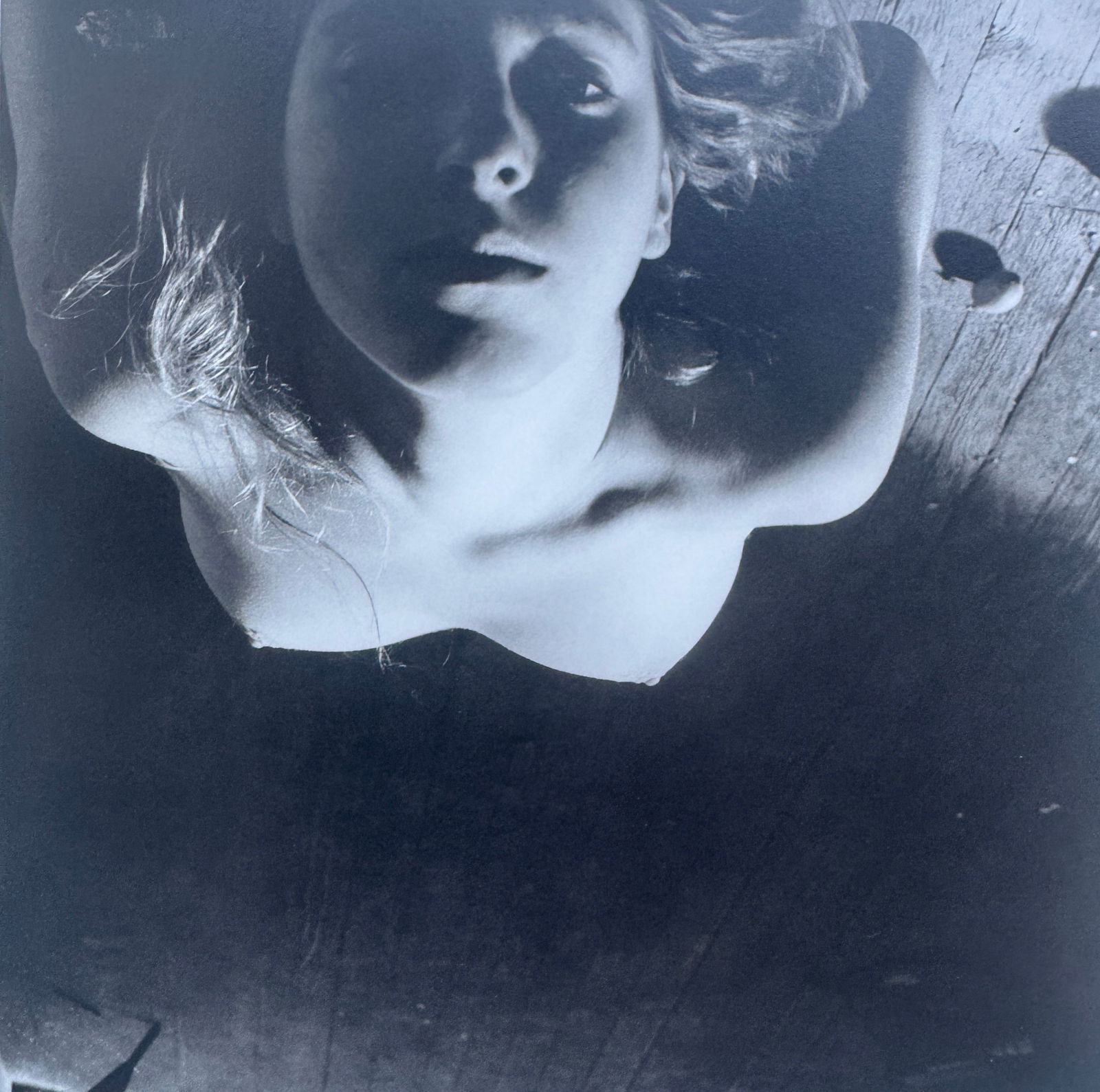Francesca Woodman (American, 1958-1981) Print: Francesca Woodman (American, 1958-1981) Print. On Being an Angel, Providence, Rhode Island, Spring, "1977". 5.25 x 5.00 inches. Printed in 1998. Please be aware that all lots in our auctions are sold