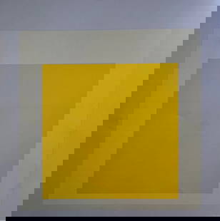 Josef Albers (German, 1888-1976) Print: Josef Albers (German, 1888-1976). Homage to the Square Print. Printed in 1971. 7.40 x 7.50 inches. Please be aware that all lots in our auctions are sold "AS IS," in accordance with the Terms &