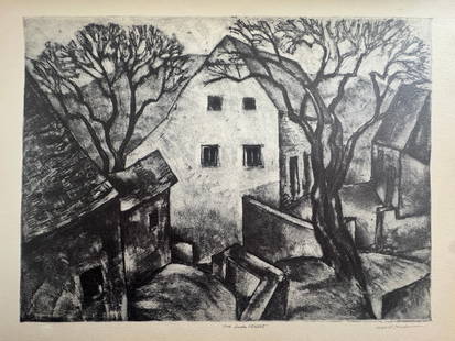 Albert Heckman (American, 1893-1971) Print: Albert Heckman (American, 1893-1971) Print. 12.60 x 9.50 inches. Signed in the plate. Printed in 1939. Please be aware that all lots in our auctions are sold "AS IS," in accordance with the Terms & Co