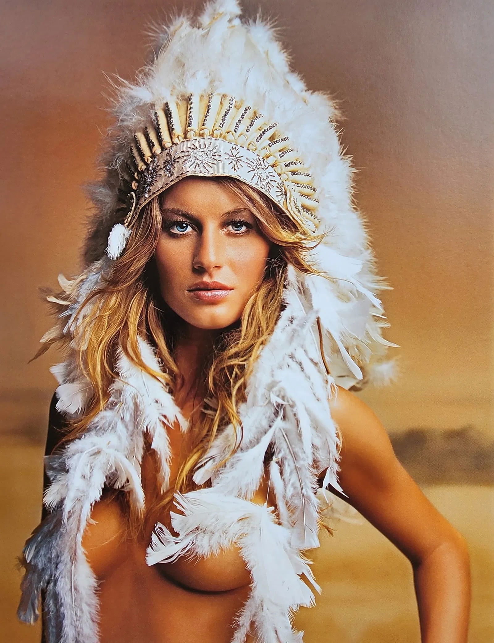 Mark Seliger (American, b. 1959) Gisele Bundchen Print: Mark Seliger (American, b. 1959) Gisele Bundchen, New York City, "2000" Print. Printed in 2007, Germany. Heliogravure. 11.50 x 9.50 inches. Please be aware that all lots in our auctions are sold "AS I