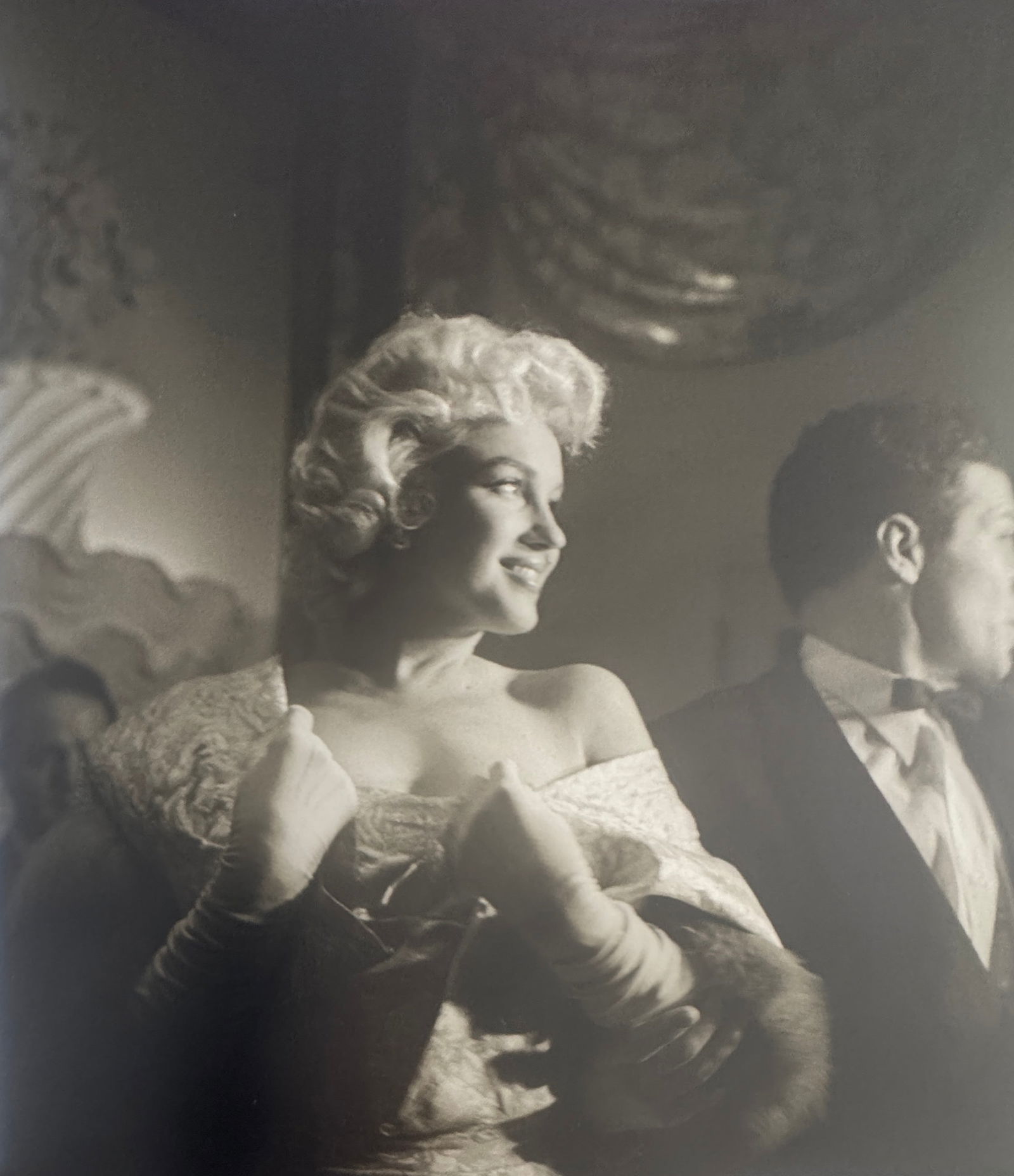 Eve Arnold (American, 1912-2012) Marilyn Monroe Print: Eve Arnold (American, 1912-2012) Marilyn Monroe Print. Printed in Belgium. Marilyn Monroe at premiere of East of Eden, New York, "1950". 10.50 x 9.25 inches. Please be aware that all lots in our aucti