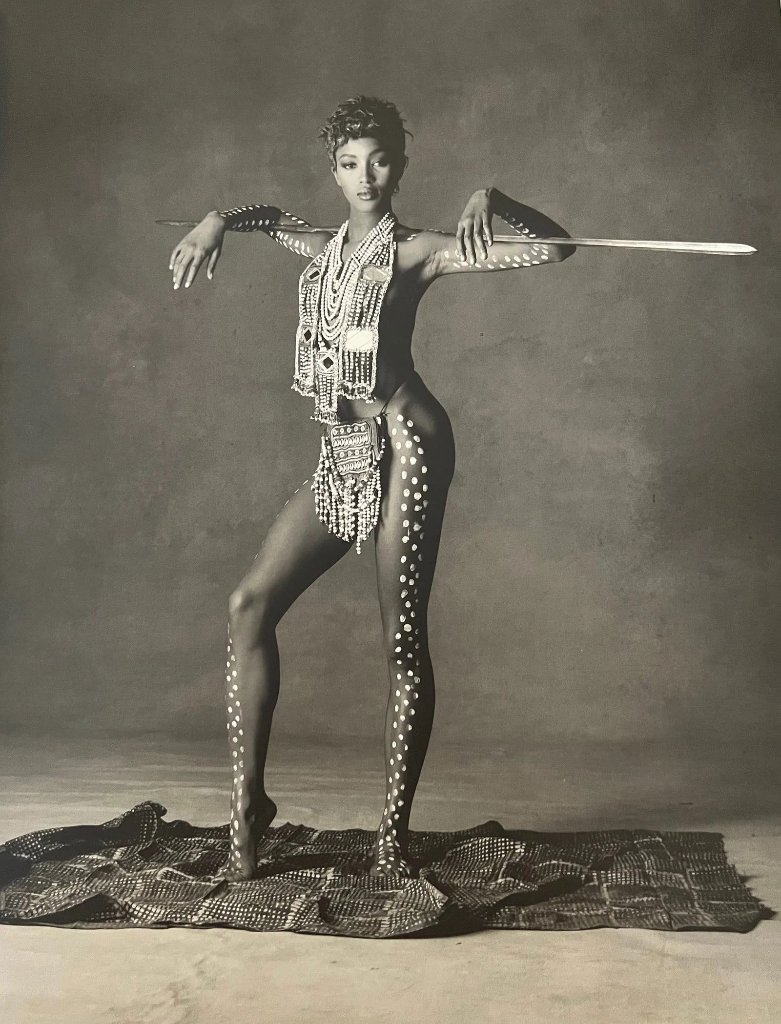 Patrick Demarchelier (French, 1943-2022) Print: Patrick Demarchelier (French, 1943-2022) Print. Naomi Campbell, New York, "1991". Printed in 2000, Italy. 10.00 x 13.00 inches. Please be aware that all lots in our auctions are sold "AS IS," in accor