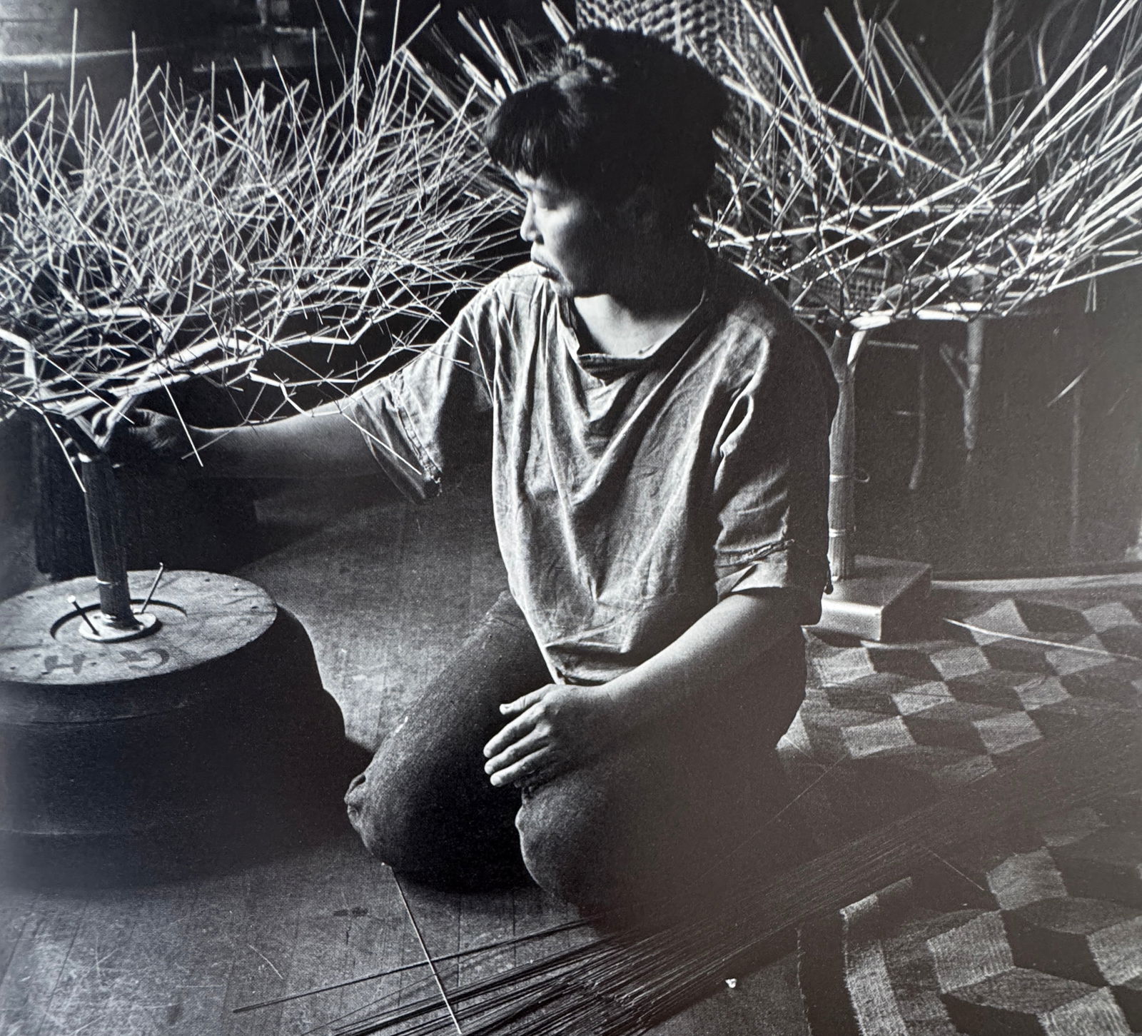 Imogen Cunningham (American, 1883-1976) Print: Imogen Cunningham (American, 1883-1976) Print. Printed in the 1970/1980's. Ruth Asawa, Sculptor, "1963". 6.25 x 7.00 inches. Please be aware that all lots in our auctions are sold "AS IS," in accordan