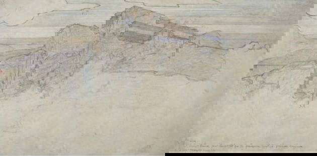 Frank Lloyd Wright (American, 1867-1959) Blueprint Print: Frank Lloyd Wright (American, 1867-1959) Blueprint Print. Rose Pauson House, Phoenix, Arizona, "1940". Bonded to fabric. 37.95 x 18.59 inches. Please be aware that all lots in our auctions are sold "A