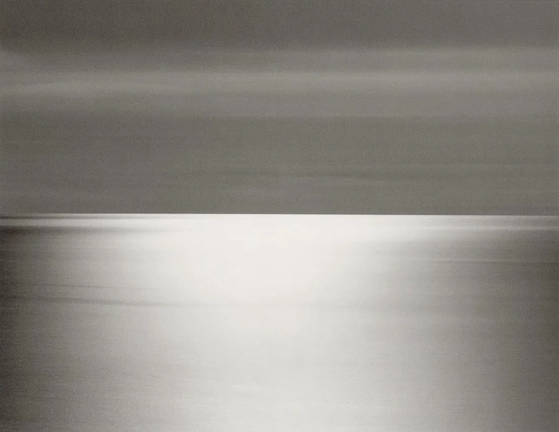 Hiroshi Sugimoto (Japanese, b. 1948) Print: Hiroshi Sugimoto (Japanese, b. 1948) Print. North Atlantic Ocean, Cape Brenton Island, "1996". Printed in 2005, Germany. 8.45 x 6.55 inches. Please be aware that all lots in our auctions are sold "AS 