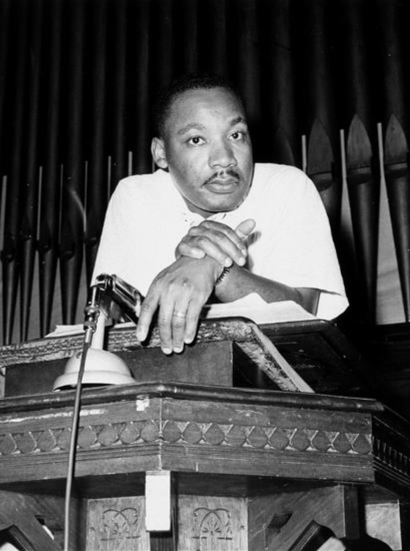 Martin Luther King Jr. (American, 1929-1968) Print: Martin Luther King Jr. (American, 1929-1968) Print. 17.00 x 23.50 inches. Please be aware that all lots in our auctions are sold "AS IS," in accordance with the Terms & Conditions of the Auction. All 