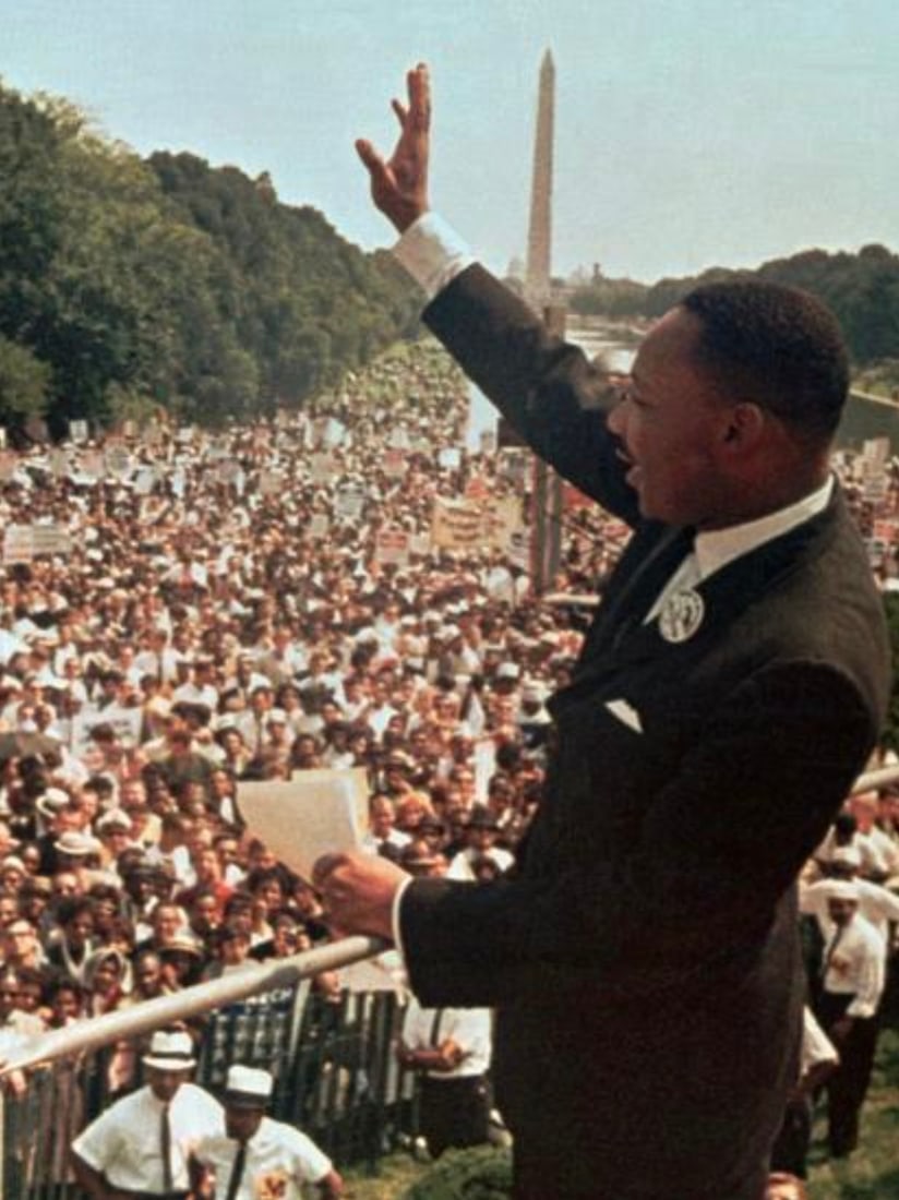 Martin Luther King Jr. (American, 1929-1968) Print: Martin Luther King Jr. (American, 1929-1968) Print. 17.85 x 23.85 inches. Please be aware that all lots in our auctions are sold "AS IS," in accordance with the Terms & Conditions of the Auction. All 