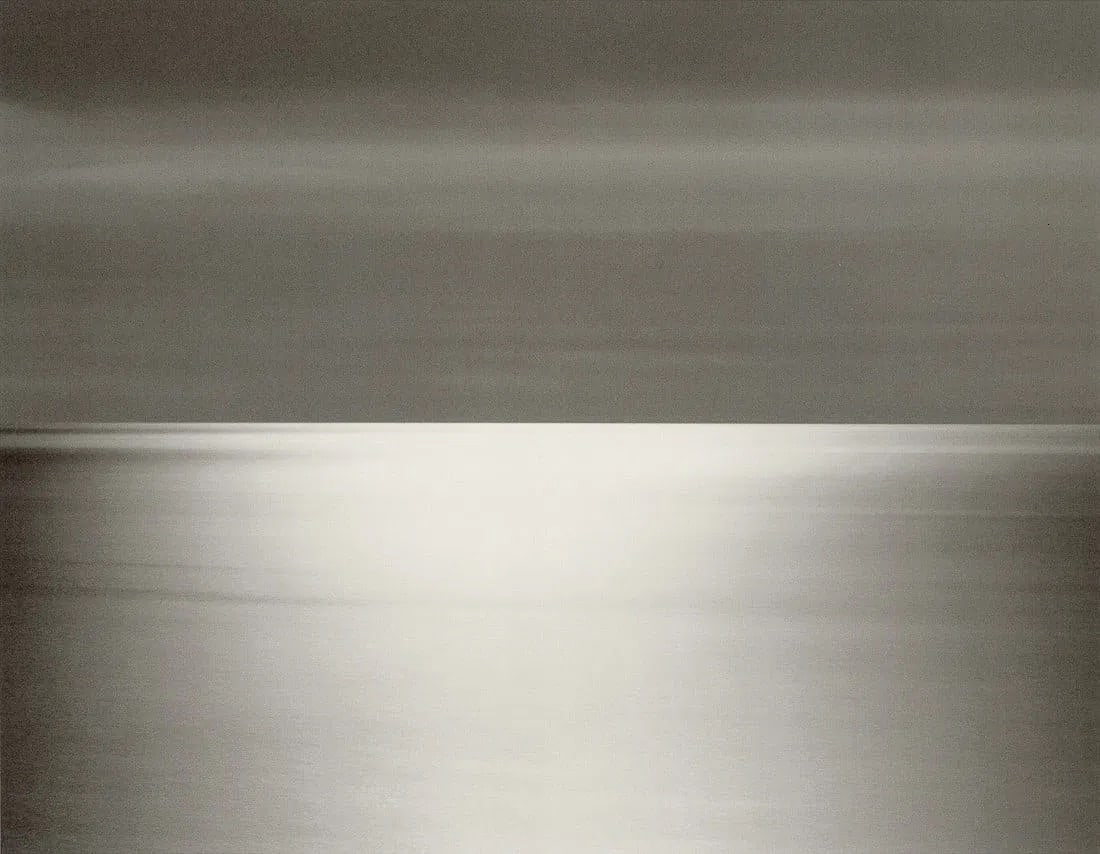Hiroshi Sugimoto (Japanese, b. 1948) Print: Hiroshi Sugimoto (Japanese, b. 1948) Print. North Atlantic Ocean, Cape Breton, "1996". Printed in 2005, Germany. 8.50 x 6.55 inches. Please be aware that all lots in our auctions are sold "AS IS," in 