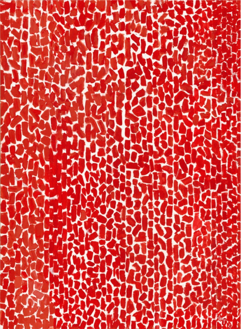 Alma Thomas (American, 1891-1978) Print: Alma Thomas (American, 1891-1978) Print. Red Rose Cantata, "1973". 29.00 x 39.50 inches. Please be aware that all lots in our auctions are sold "AS IS," in accordance with the Terms & Conditions of th