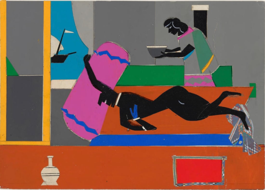 Romare Bearden (American, 1911-1988) Print: Romare Bearden (American, 1911-1988) Print. Circle, "1977". 21.00 x 15.50 inches. Please be aware that all lots in our auctions are sold "AS IS," in accordance with the Terms & Conditions of the Aucti