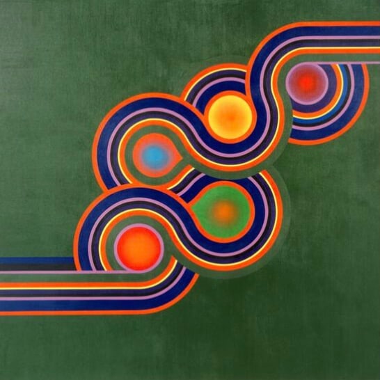 Kazuya Sakai (Japanese, 1927-2001) Print: Kazuya Sakai (Japanese, 1927-2001) Filles de Kilimanjaro, "1976" Print. 19.00 x 19.00 Inches. Please be aware that all lots in our auctions are sold "AS IS," in accordance with the Terms & Conditions