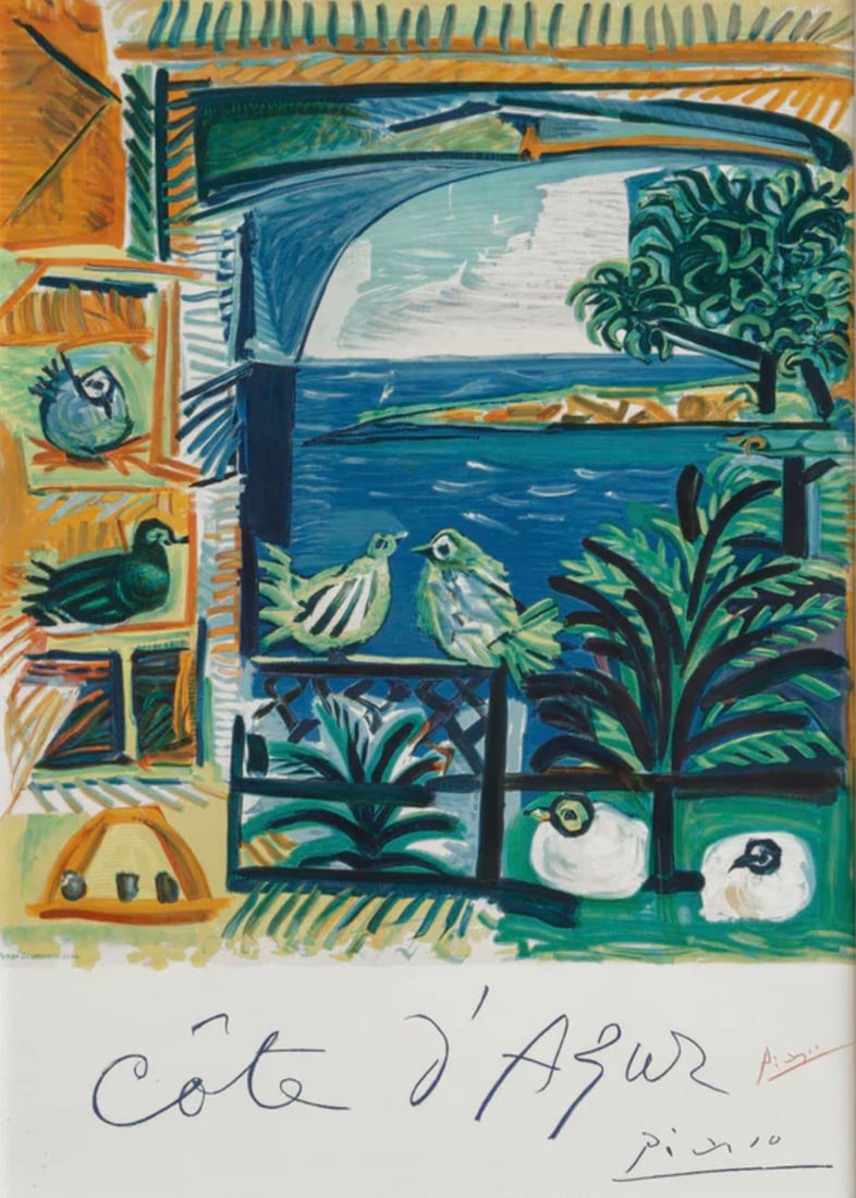 Pablo Picasso (Spanish, 1881-1973) Print: Pablo Picasso (Spanish, 1881-1973) Print. 15.50 x 19.00 inches. Backed. Please be aware that all lots in our auctions are sold "AS IS," in accordance with the Terms & Conditions of the Auction. All "d