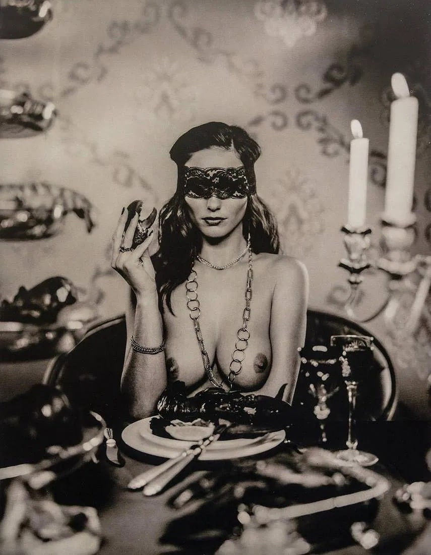 Marc Lagrange (Belgian, 1957-2015) Print: Marc Lagrange (Belgian, 1957-2015) Print. Lobster Dinner, "2006". Printed in 2013, Italy. 10.20 x 13.15 inches. Please be aware that all lots in our auctions are sold "AS IS," in accordance with the T