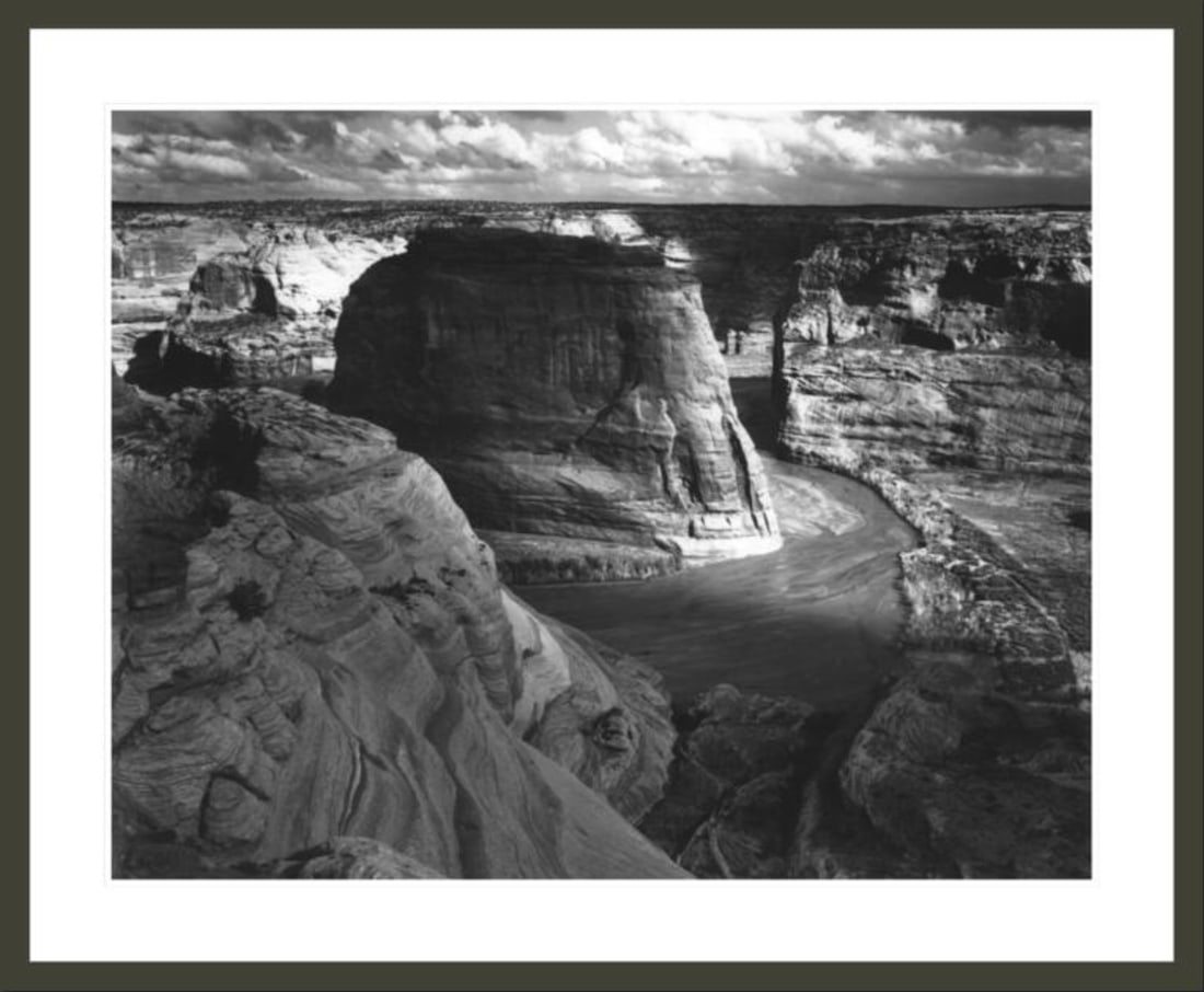 Ansel Adams (American, 1902-1984) Print: Ansel Adams (American, 1902-1984) Print. Canyon de Chelly, "1941". 33.10 x 25.75 (sight), 40.50 x 33.50 (framed) inches. Please be aware that all lots in our auctions are sold "AS IS," in accordance w