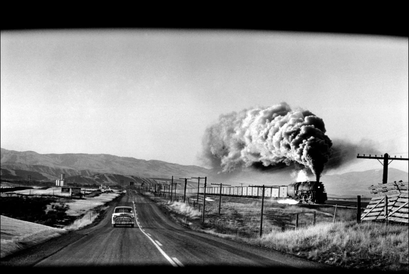 Elliot Erwitt (French-American, 1928-2023) Print: Elliot Erwitt (French-American, 1928-2023) Print. Wyoming, "1954". Please be aware that all lots in our auctions are sold "AS IS," in accordance with the Terms & Conditions of the Auction. All "dates"