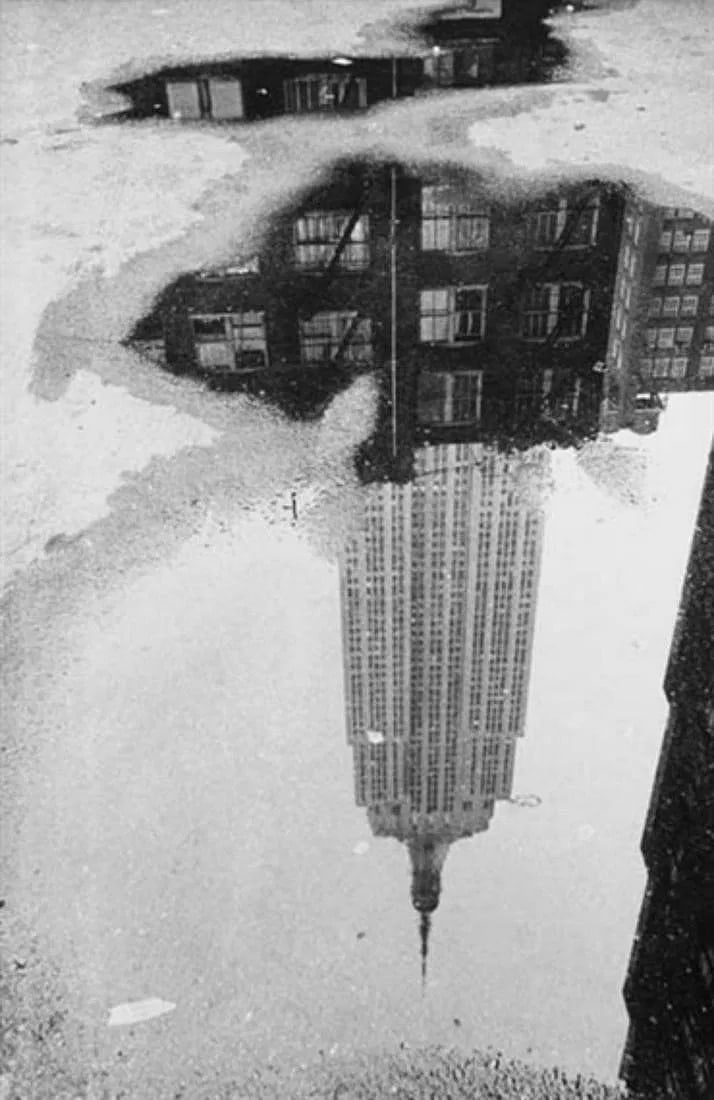 Andre Kertesz (Hungarian-American, 1894-1985) Print: Andre Kertesz (Hungarian-American, 1894-1985) Print. Puddle, New York, "1967". Printed in 1993. 8.00 x 5.00 inches. Please be aware that all lots in our auctions are sold "AS IS," in accordance with t