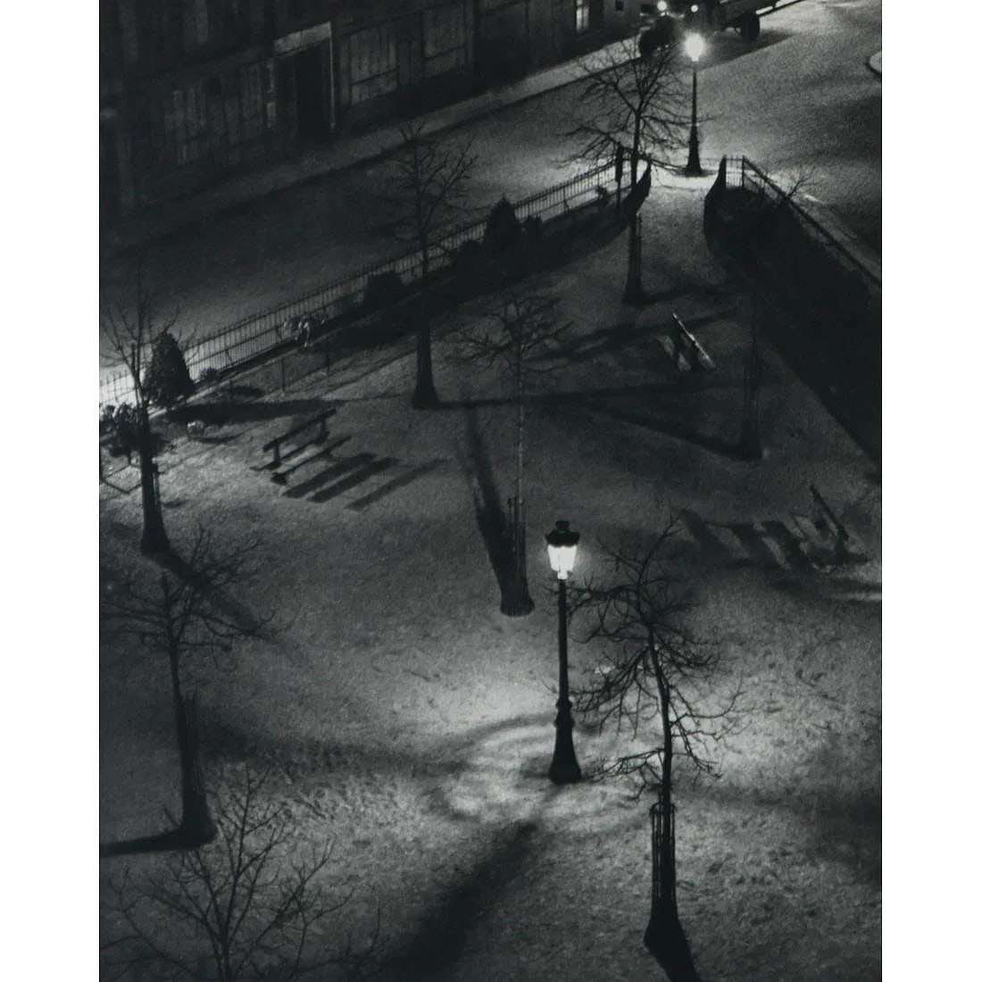 Andre Kertesz (Hungarian-American, 1894-1985) Print: Andre Kertesz (Hungarian-American, 1894-1985) Print. Evening Square, "1927". Printed in 1976, Japan. 8.50 x 6.50 inches. Please be aware that all lots in our auctions are sold "AS IS," in accordance w