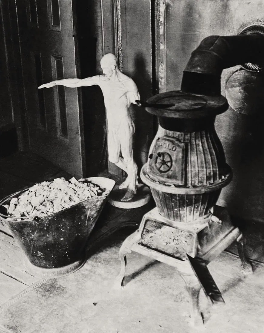 Man Ray (American, 1890-1976) Print: Man Ray (American, 1890-1976) Print. Studio on 8th Street, New York, 1918. Printed in the 1980s, Italy. 9.75 x 7.75 inches. Please be aware that all lots in our auctions are sold "AS IS," in accordanc