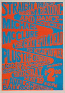 Grateful Dead Poster: Grateful Dead Poster. Backed. 23.85 x 35.35 inches. Please be aware that all lots in our auctions are sold "AS IS," in accordance with the Terms & Conditions of the Auction. All "dates" inside quotati