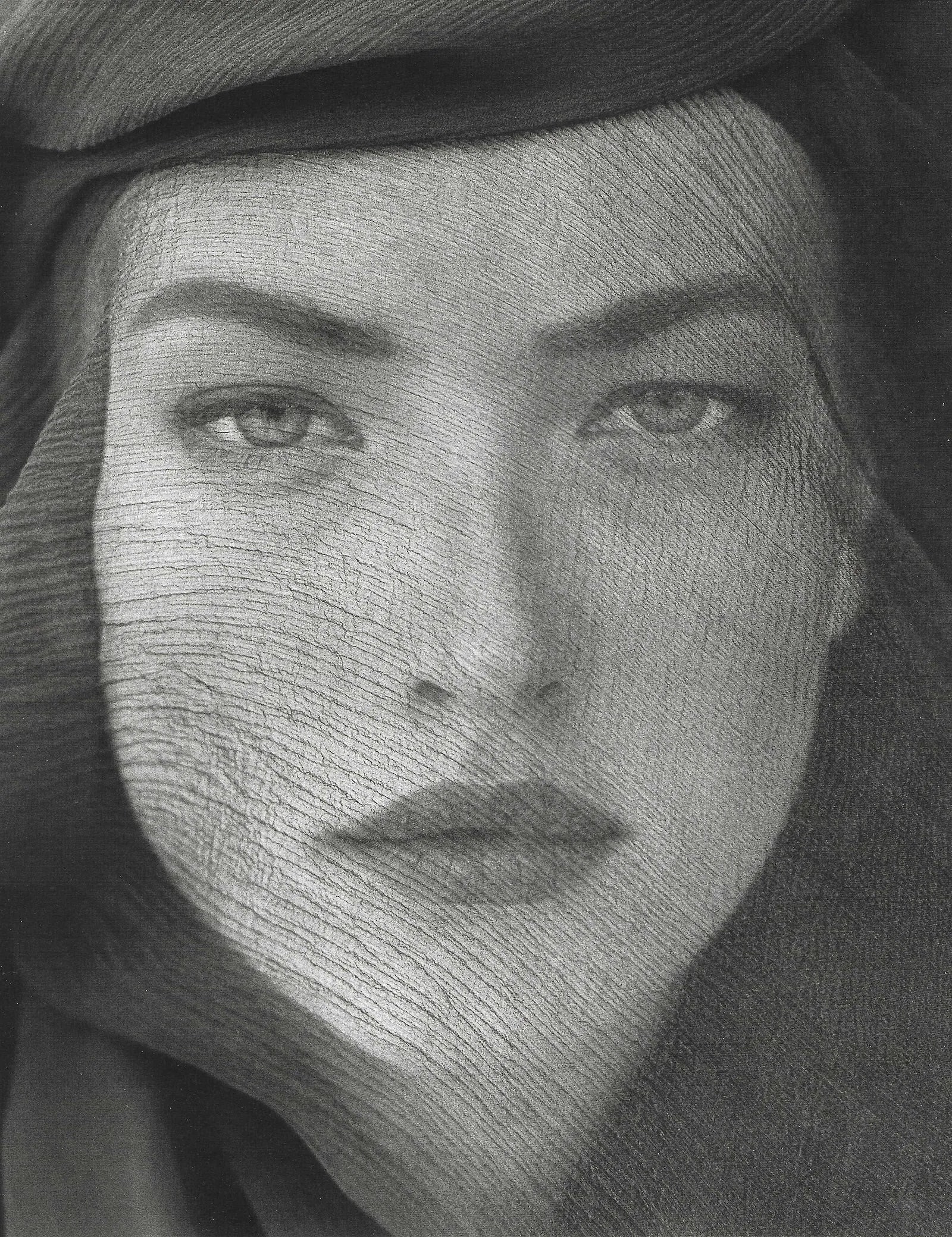 Herb Ritts (American, 1952-2002) Print: Herb Ritts (American, 1952-2002) Tatjana Veiled Head, "1988" Print. Printed in 2004, Japan. 8.50 x 11.00 inches. Duotone. Please be aware that all lots in our auctions are sold "AS IS," in accordance 