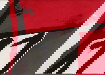 Robert Motherwell (American, 1915-1991) Print: Robert Motherwell (American, 1915-1991) Print. 23.00 x 35.00 inches. Please be aware that all lots in our auctions are sold "AS IS," in accordance with the Terms & Conditions of the Auction. All "date