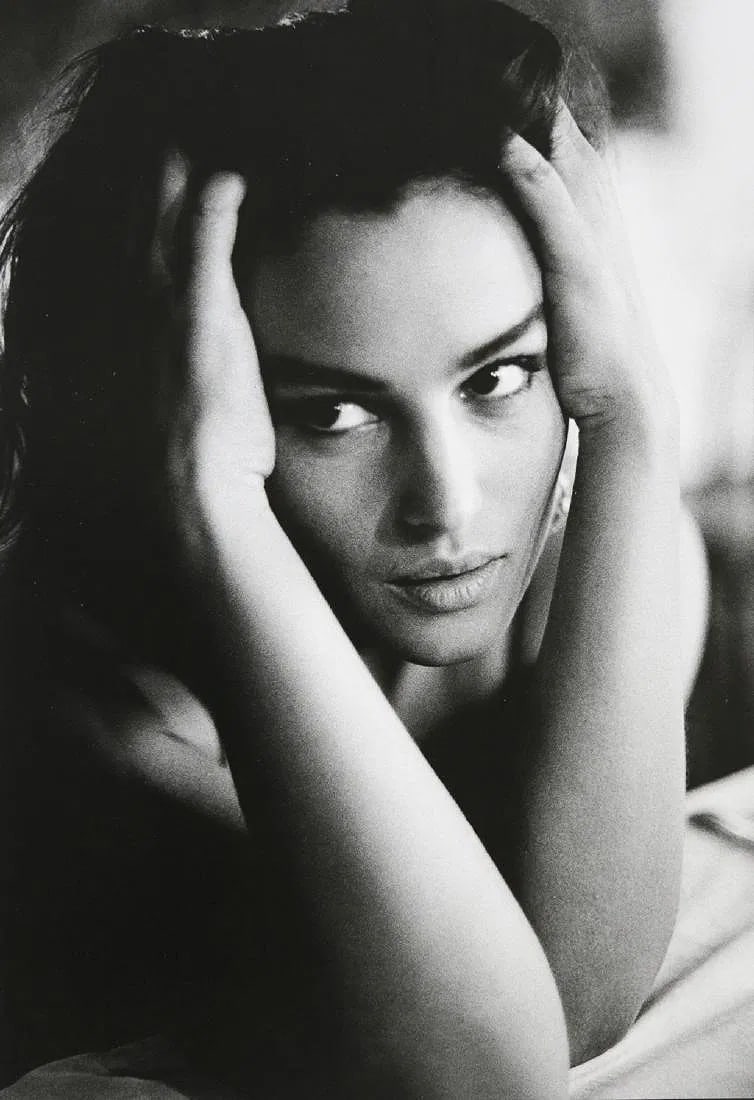 Ferdinando Scianna (Italian, b. 1943) Monica Bellucci Print: Ferdinando Scianna (Italian, b. 1943) Monica Bellucci Print. Palermo, "1991". Printed in 2011, Italy. 9.00 x 13.00 inches. Please be aware that all lots in our auctions are sold "AS IS," in accordance