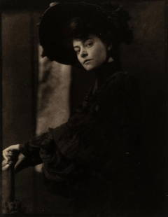 Gertrude Kasebier (American, 1852-1934) Print: Gertrude Kasebier (American, 1852-1934) Print. Portrait, Miss Minnie Ashley, 1905. Printed in 1905. 8.50 x 6.75 inches. Please be aware that all lots in our auctions are sold "AS IS," in accordance wi