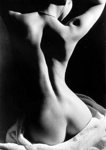 Jeanloup Sieff (French, 1933-2000) Print: Jeanloup Sieff (French, 1933-2000) Print. Muscular Back, "1992". Printed in 2008, Italy. 5.90 x 8.30 inches. Please be aware that all lots in our auctions are sold "AS IS," in accordance with the Term