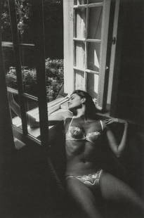Jeanloup Sieff (French, 1933-2000) Print: Jeanloup Sieff (French, 1933-2000) Print. Lingerie, "1983". Printed in 1988, Germany. 5.85 x 8.80 inches. Please be aware that all lots in our auctions are sold "AS IS," in accordance with the Terms &