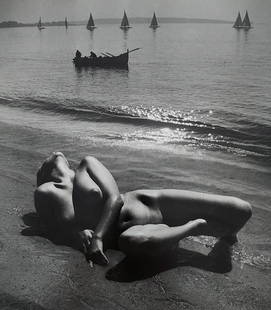 Andre de Dienes (Hungarian-American, 1913-1985) Print: Andre de Dienes (Hungarian-American, 1913-1985) Print. Artistic Nude Studies, 2005. Printed in 2005, China. 11.50 x 10.00 inches. Please be aware that all lots in our auctions are sold "AS IS," in acc