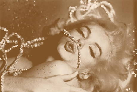 Bert Stern (American, 1929-2013) From the Last Sitting, Diamonds, “1962" Kodak Photograph: Bert Stern (American, 1929-2013) From the Last Sitting, Diamonds, “1962&rdquo; Kodak Photograph. 2002, Edition of 72. Photographers Stamp on verso. With COA (Signed by Stern in Red Crayon). Signed i
